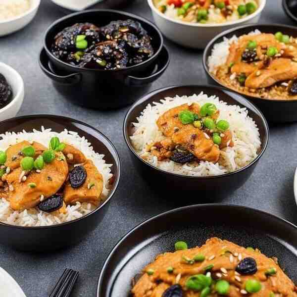 Мешочки с рисом курицей и черносливом